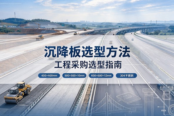 阳春沉降板选择方法