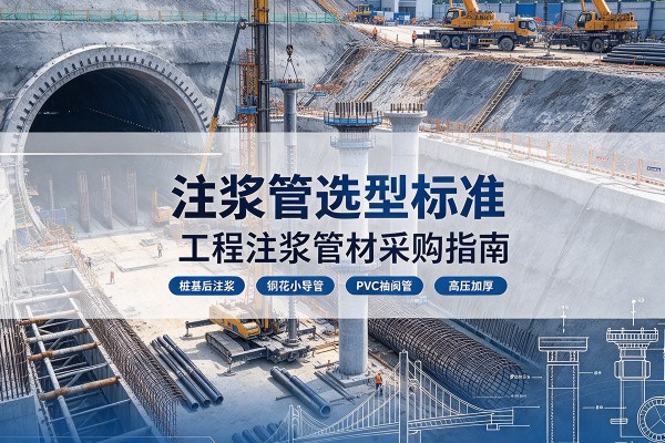 阳春注浆管选型标准