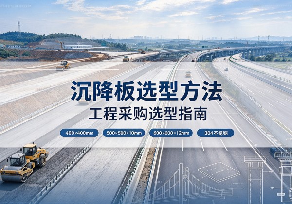 阳春沉降板选择方法